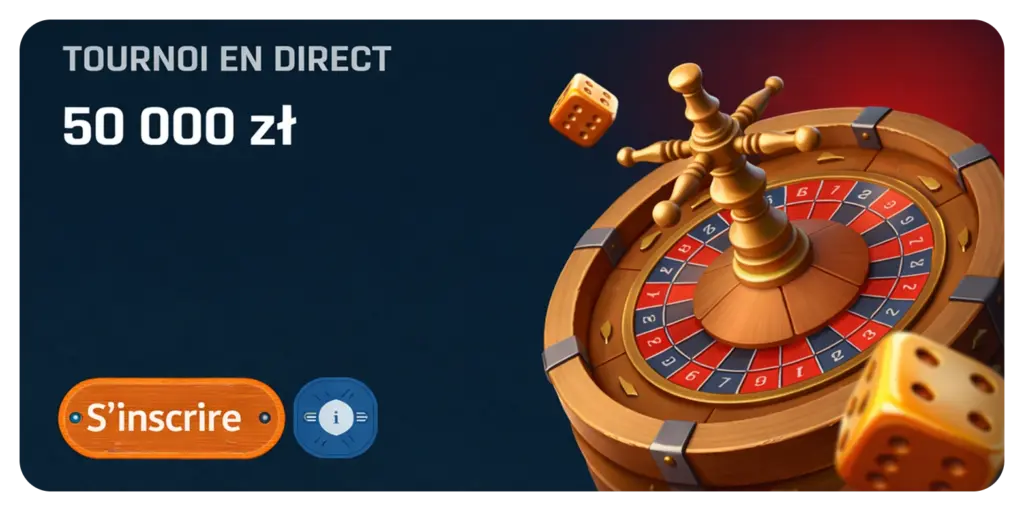 Participez en live et gagnez 50 000 zł sur Ringospin